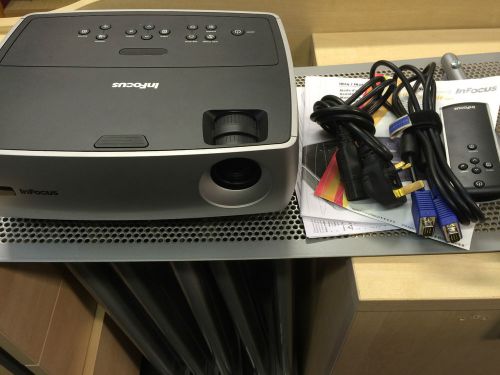 InFocus DLP W260 Projector With Accessories &amp; Original Box VGA S-Video Etc
