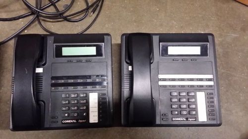 8312 LOT OF FIVE (5) Comdial IMPACT LCD phones DXP FX SYSTEMS