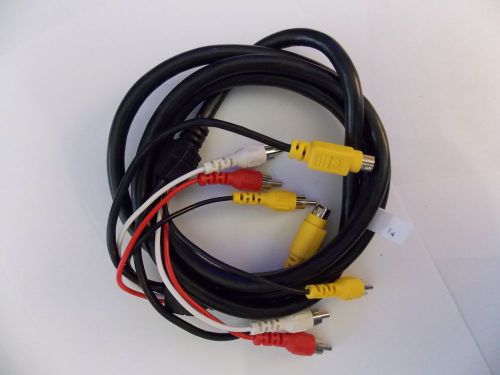 Polycom Cable, Triple RCA Plug &amp; Single S- Video 2457 -08674-001 - FREE SHIPPING