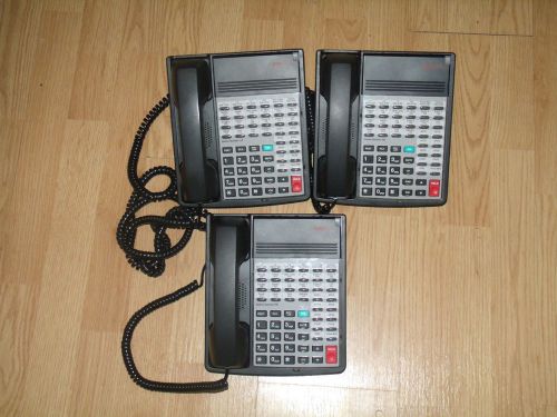 Lot of 4 win mk-440ct 32s-tel black 32 button non-display phone telephone office for sale