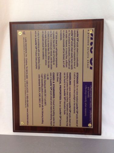 Wood Frame Holder Plaque for Document Certificate Diploma Award, W/ Box