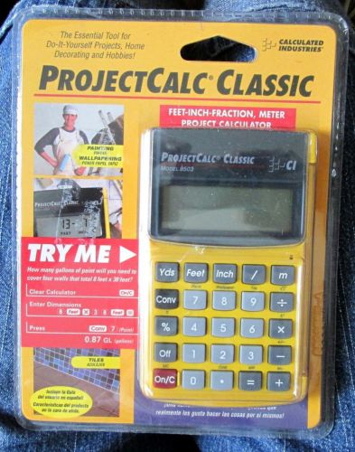 Projectcalc classic calculated industries model 8503 calculator diy projects new for sale