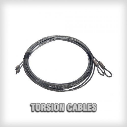 Pair of 7&#039; Garage Door Cable For Torsion Springs Brand New!