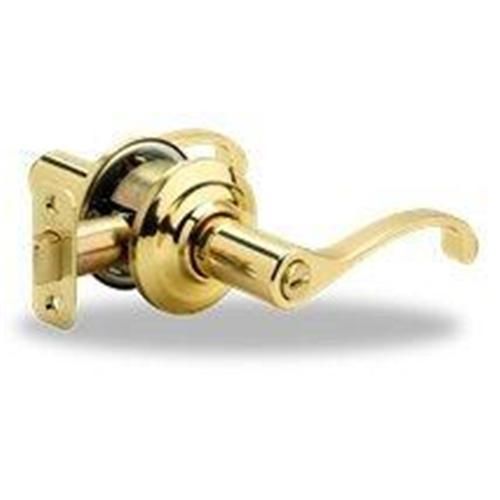 2 yale mcclure 21mc privacy door lever handle lock set polish brass d5205302 lso for sale