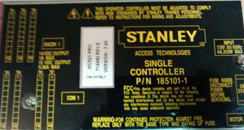 Stanley Single Controller P/N 185101-1