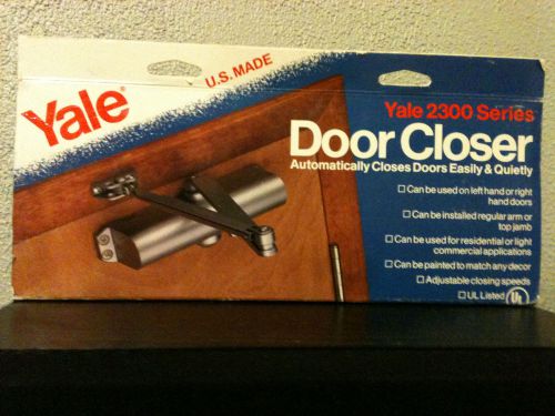 New in box - yale 2300 series reversable door closer  w/ adjustable speeds nice! for sale