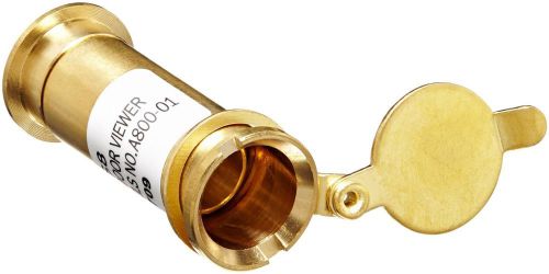 Rockwood 624.BRS Brass UL Listed 160-degree Door Viewer with Cover for 1-3/8&#034; to