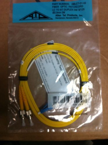 Allen Tel GBLCC-D3-02 Fiber Optic Cable Assembly Patch Cord, LC To SC, Duplex C.