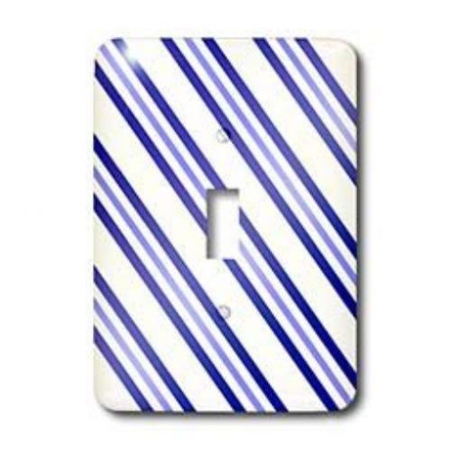 3dRose LLC lsp_20400_1 Christmas Candy Cane Stripe Blue and White Single Toggle