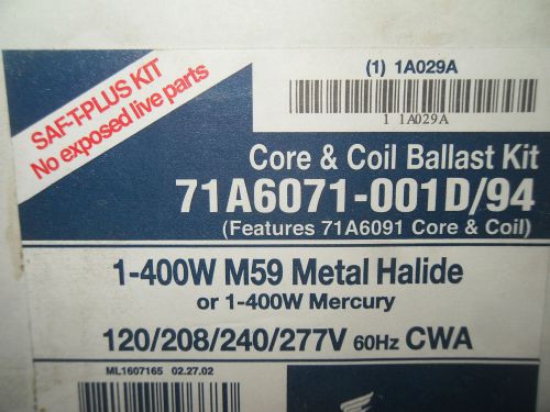 (v14) 1 new advance 71a6071-001d/94 core &amp; coil ballast kit for sale