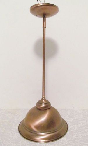 Industrial loft brushed copper drop pendant ceiling light for sale