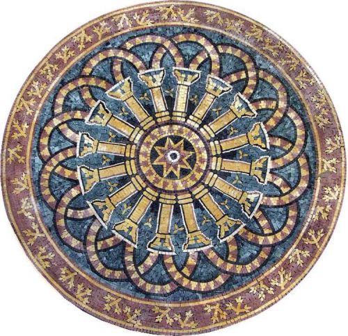 Mosaic medallion for sale
