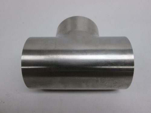 NEW HT.VLE030656 316L TRI-WELD 3IN SANITARY TEE FITTING D308726