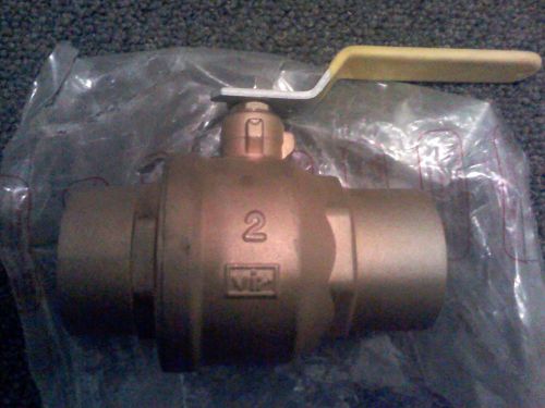 Red-White Valve Corp. 2 INCH Brass Ball Valve 600 WOG (2 female ends)