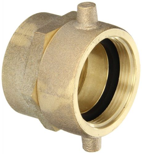 Dixon valve sf150s brass fire equipment, female swivel adapter with pin lug, for sale