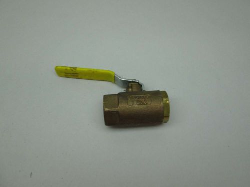 New apollo 1 in npt 600 cwp brass threaded ball valve d383692 for sale