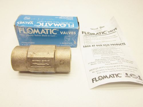 Flomatic 4201E Enviro Check Valve 1&#034; 100E NEW