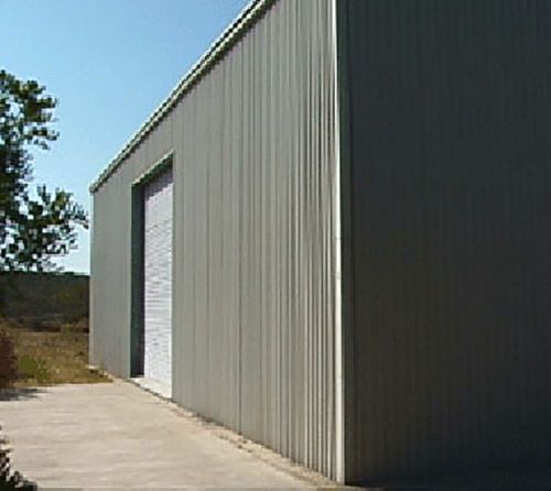 Large two story i-beam steel warehouse building with inside commercial loft for sale