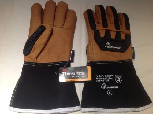 Winter cut &amp; water resistant anti-bump goatskin leather glove for sale