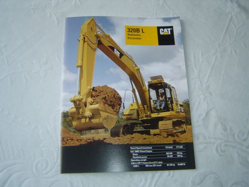 Caterpillar CAT 320BL 320 BL hydraulic excavator brochure