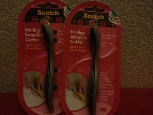 Scotch mailing supplies cutter (made in u.s.a.) set of 2 for sale