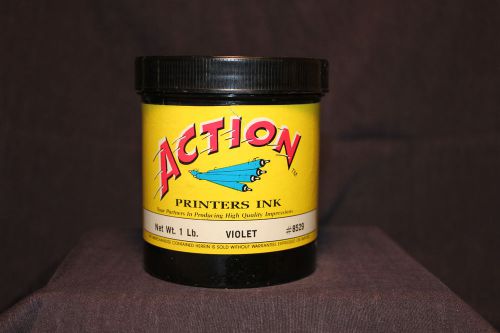 1 lb - ACTION Professional Printers Ink - Violet #8529