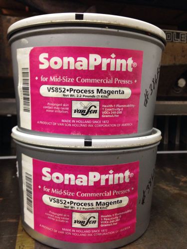 VanSon Offset Printing Inl Process Magenta 2 - 2.2# Can Never Opened