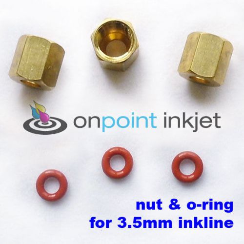 Large O-Ring &amp; Nut for Mimaki, Roland &amp; Mutoh - Ships from USA!