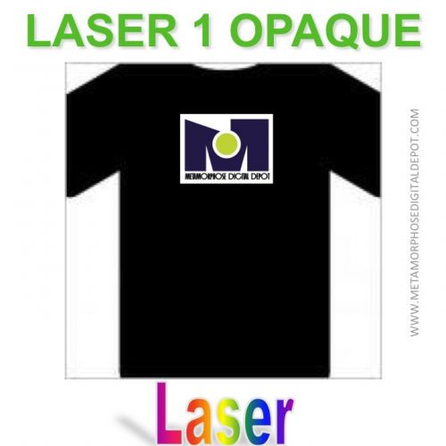 Laser 1 opaque dark shirt heat transfer paper 8.5x11 50 for sale