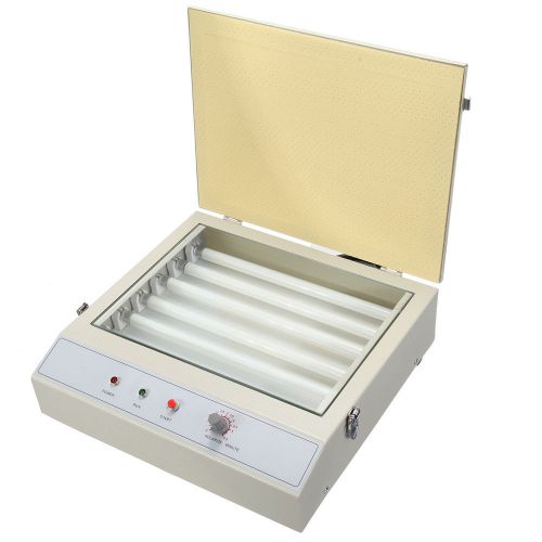 6x8w light uv exposure unit for hot foil pad plates printing pcb 260mm x 210mm for sale