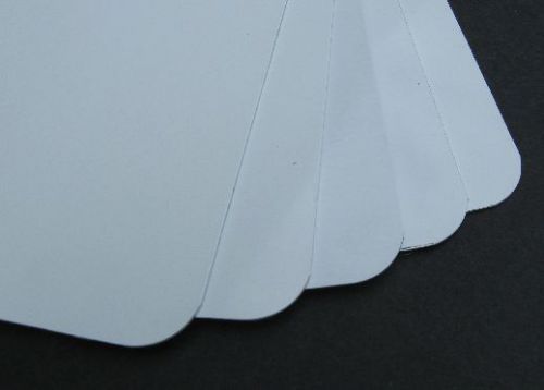Aluminum Sign Blank White/White .080 6&#034; x 24&#034; (10 pack)