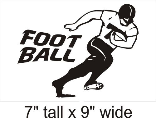 2X Football Player Car Vinyl Sticker Decal Decor Removable Product F49