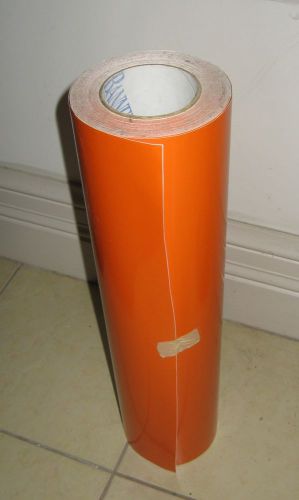 Roll of Orange Lettering Vinyl (20 inch unpunched &#034;Bannercal&#034;)