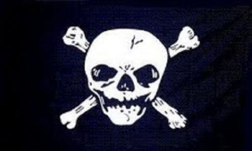 Big Skull Bones Pirate Flag 3x 5&#039; Indoor Outdoor Deluxe Banner