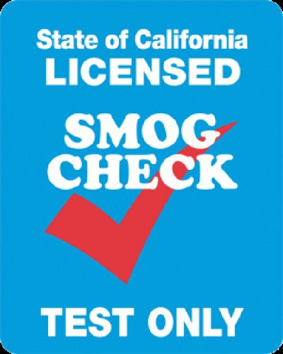 Smog check sign - test only- 18x24 for sale