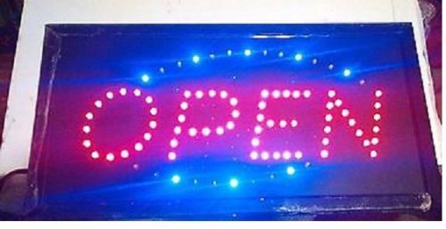 Two Color Electric LED Neon Lighted Open Sign