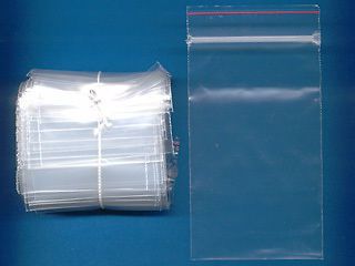 CLEAR ZIP LOCK BAGS for Beads Findings Jewelry 3x5&#034;