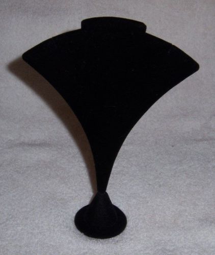 Small Velvet Jewelry Necklace Earring Display Stand