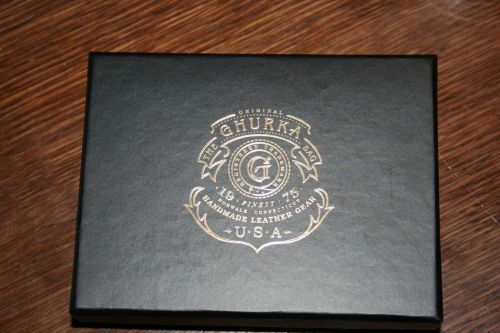Ghurka Gift Box for key fob, jewelry, necklace, wallet