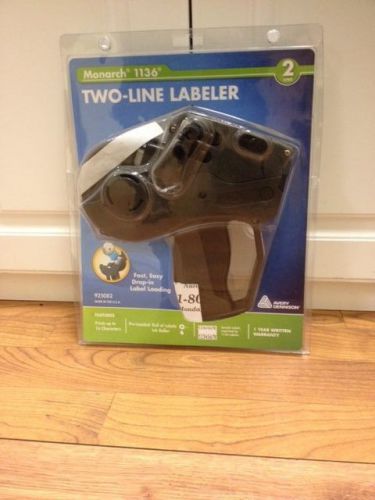 Used Monarch Two-Line Pricemarker Labeler 1136 Lable Gun  MNK925082