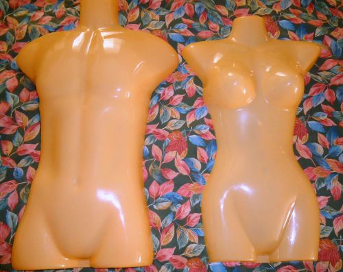 MANNEQUIN PAIR MALE 38&#034; FEMALE 36&#034; GREAT FOR PHOTOS of CLOTHES TO SELL ONLINE !