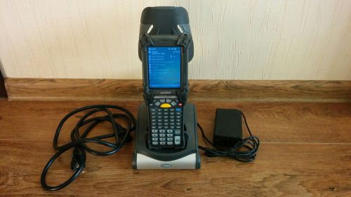 Symbol Motorola RFID MC9090-GK0HJEFR7US +invision charging ethernet cradle +PSU
