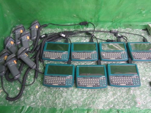 Lot of 7- Itronix FEX 21 w/ 7x Intermec Sabre Scanners 6x Batteries 5x Chargers