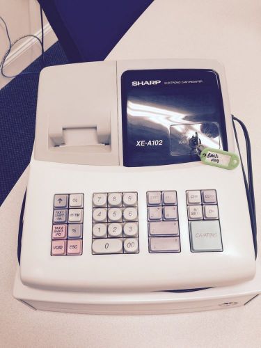 GREAT SHARP ELECTRONTIC CASH REGISTER MODEL XE-A102