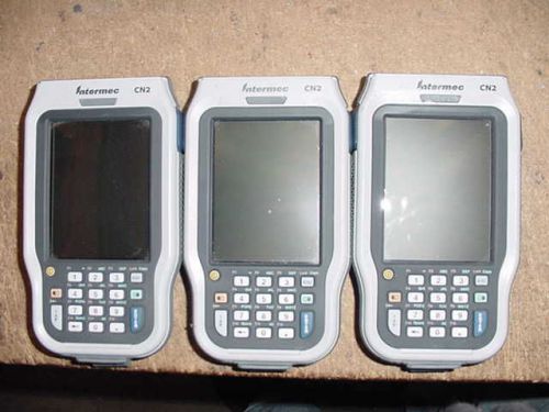 Lot of 3 Intermec Numeric CN2 Handheld Computer Scanners for Parts/Repair only.