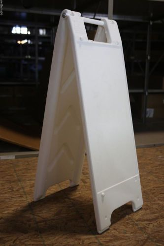 Plastic a-frame - 12&#034;x24&#034; narrowcade (white) for sale