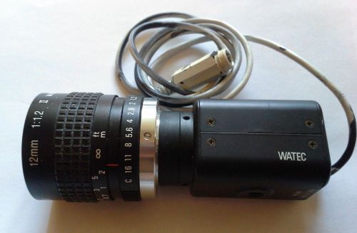 Watec WAT-902 Monochrome Camera + Canon Lens