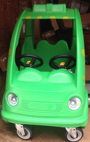 2 NEW McCUE BEAN DOUBLE GREEN TURTLE CHILD SUPERMARKET CAR ATTACHMENT