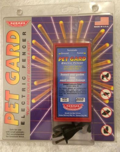 PARMAK PG-50 110-120V PET GARD ELECTRIC FENCER &#034;NEW&#034;