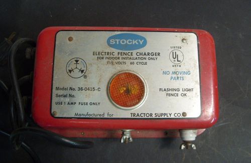 Stocky Electric Fence Charger ( Tractor Supply Brand ) Used